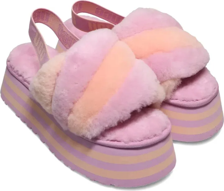 Disco Stripe "Purple/Pink" slides - Image 2