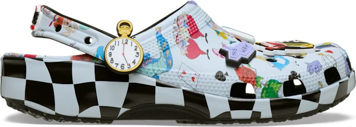Disney Alice in Wonderland Print Classic Clog