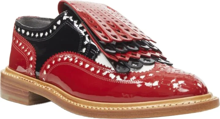 Disney Card Suits cut out brogue