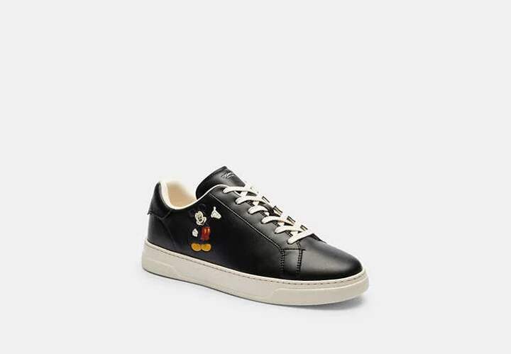 Disney X Coach High Line Sneaker With Mickey Mouse