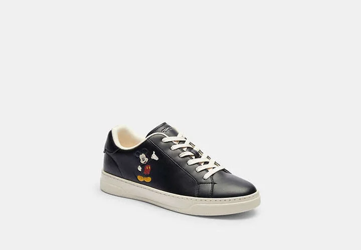 Disney X Coach High Line Sneaker With Mickey Mouse