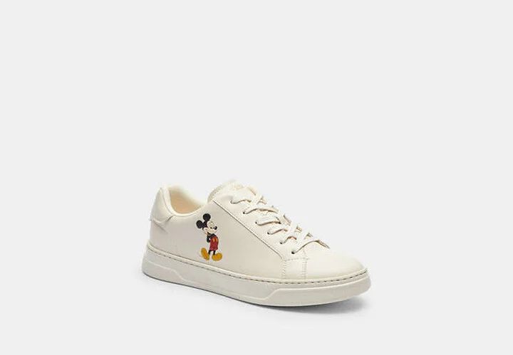 Disney X Coach High Line Sneaker With Mickey Mouse