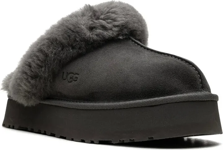 Disquette shearling platform slippers - Image 2