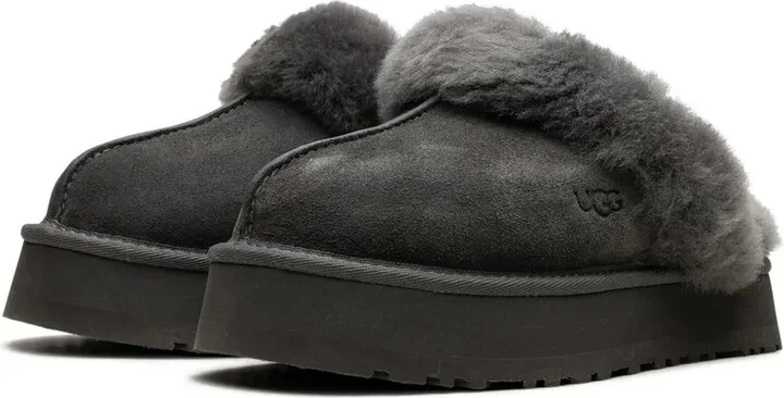 Disquette shearling platform slippers - Image 5