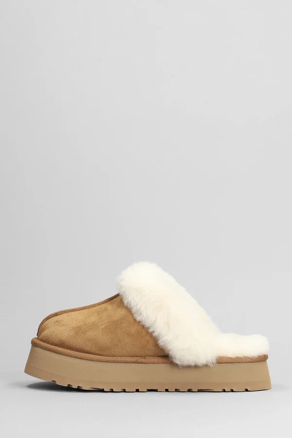 Disquette Slipper-mule In Leather Color Suede - Image 3