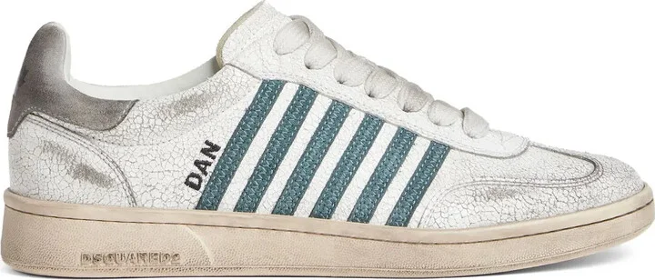 distressed Boxer low-top sneakers