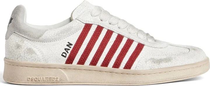 distressed Boxer low-top sneakers