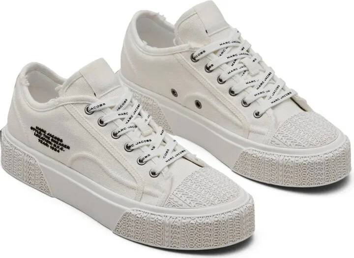 Distressed Canvas Sneakers - Image 2
