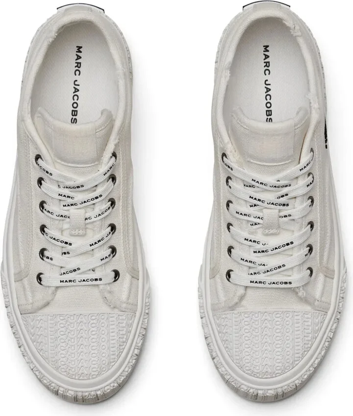 Distressed Canvas Sneakers - Image 3