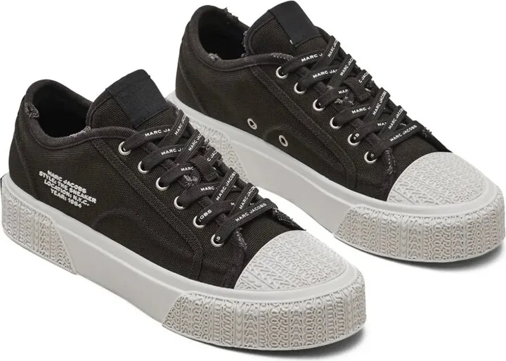 Distressed Canvas Sneakers - Image 2