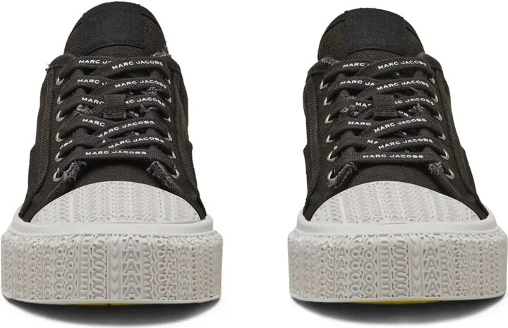 Distressed Canvas Sneakers - Image 4
