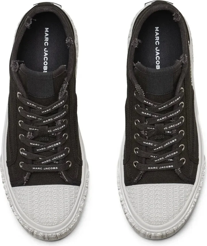 Distressed Canvas Sneakers - Image 5