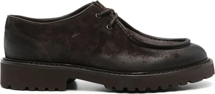 distressed Derby shoes