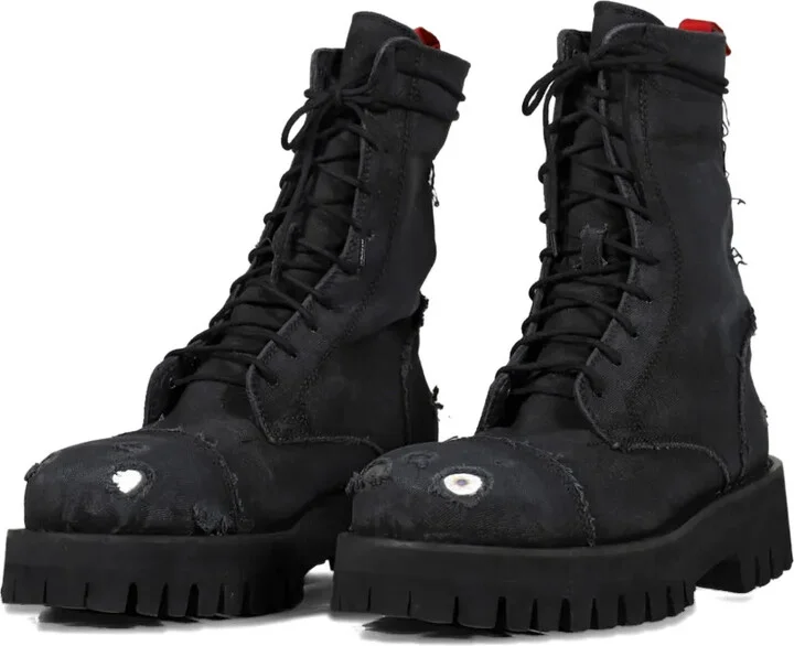 Distressed-Effect Boots - Image 2