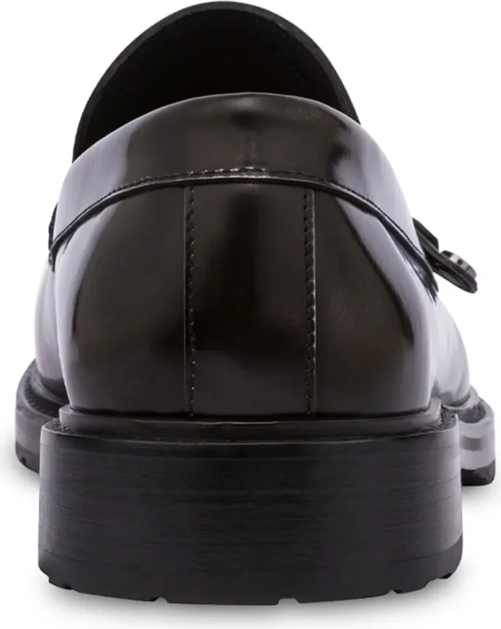 Distressed-Effect Leather Loafers - Image 3