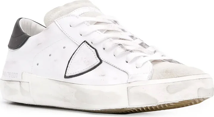 Distressed Effect Low-Top Sneakers - Image 2