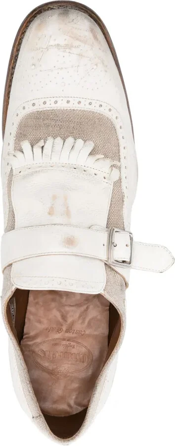 Distressed-Finish Monk Shoes - Image 4
