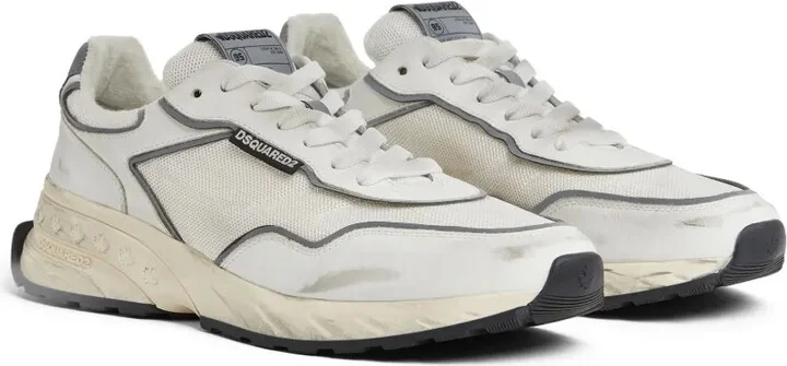 Distressed-Finish Sneakers - Image 2