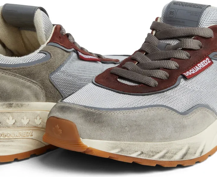 Distressed-Finish Sneakers - Image 4