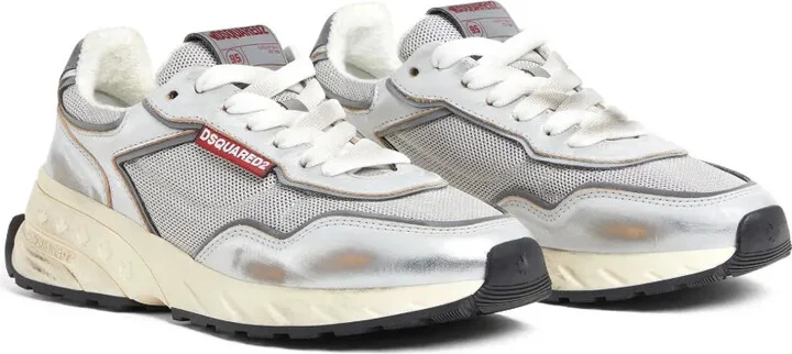 Distressed-Finish Sneakers - Image 2