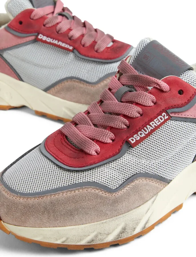 Distressed-Finish Sneakers - Image 4