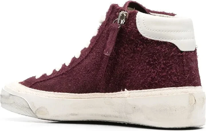Distressed High-Top Sneakers - Image 3