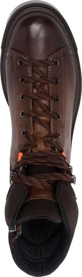 Distressed Lace-Up Mountain Boots - Image 4