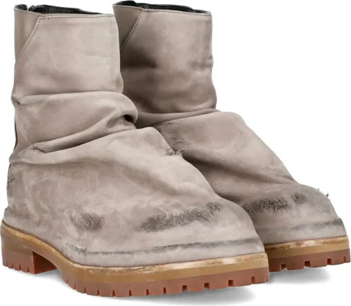Distressed Leather Boots - Image 2