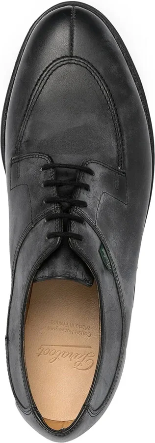 Distressed Leather Lace-Up Shoes - Image 4