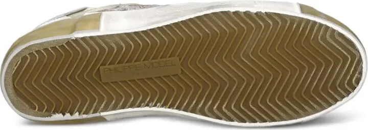 Distressed Leather Sneakers - Image 4