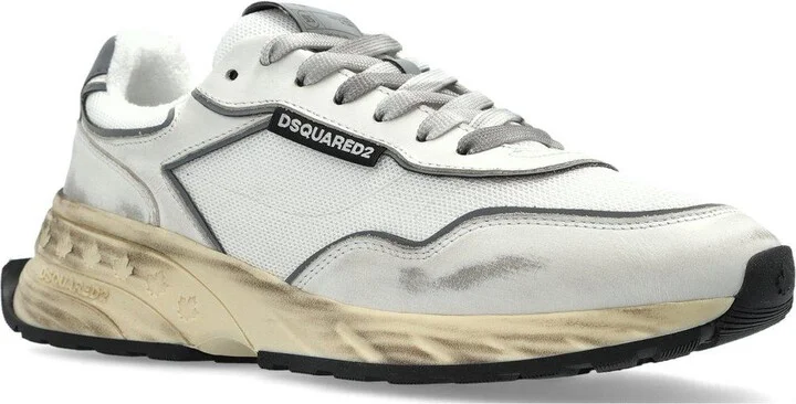 Distressed Low-top Sneakers - Image 2