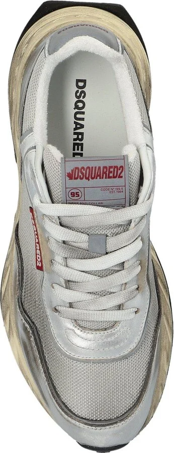 Distressed Low-top Sneakers - Image 4