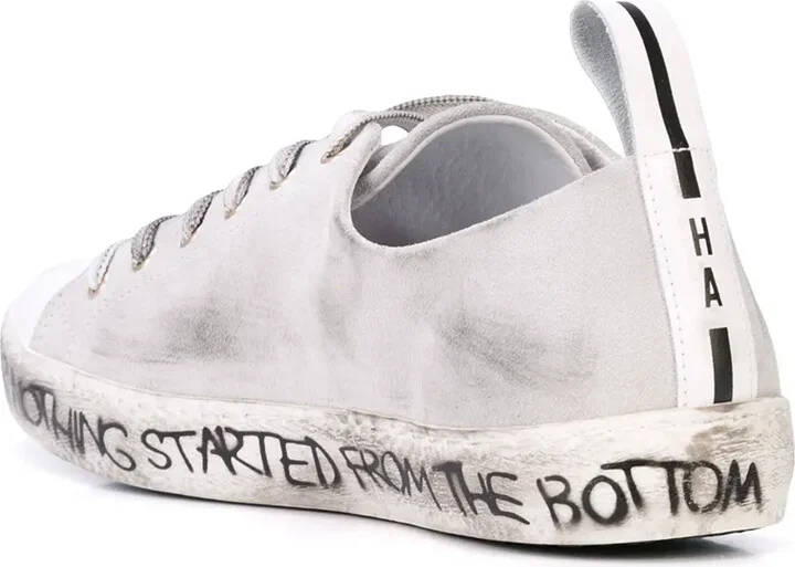Distressed Low-Top Sneakers - Image 3