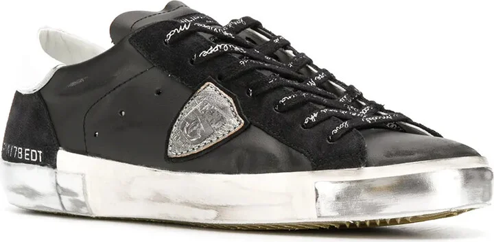 Distressed Low-Top Sneakers - Image 2