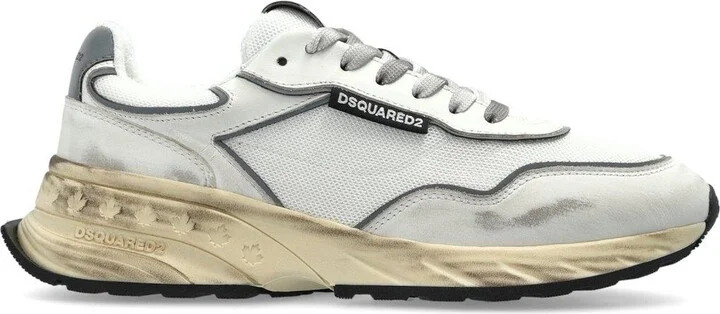 Distressed Low-top Sneakers