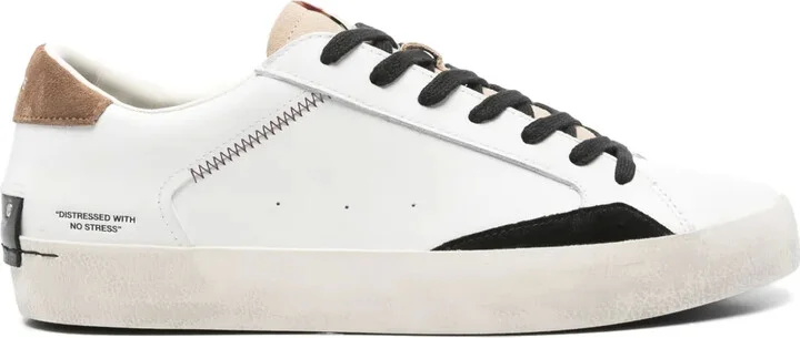Distressed sneakers