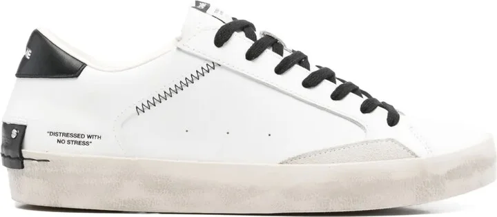 Distressed sneakers