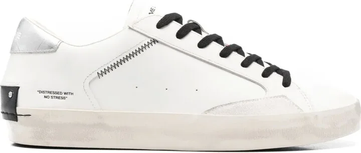 Distressed sneakers