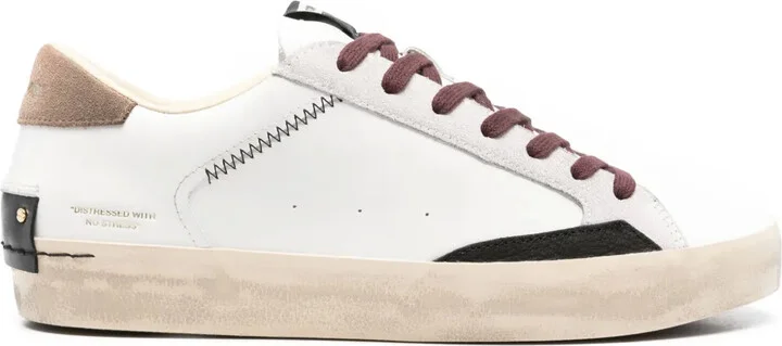 Distressed sneakers