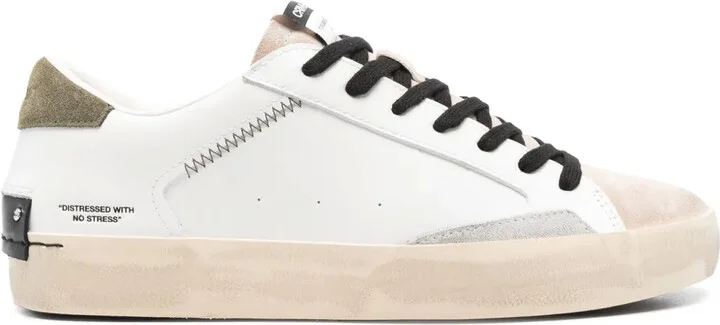Distressed sneakers