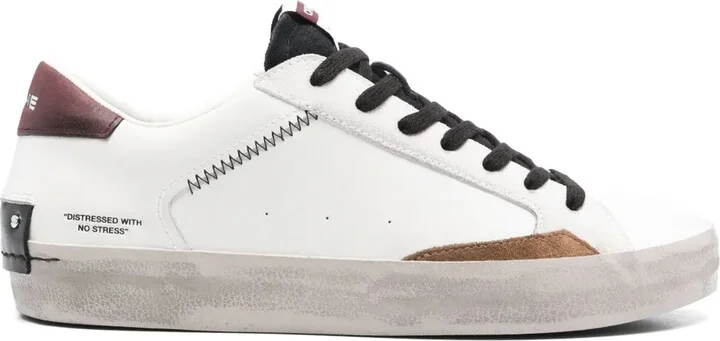 Distressed sneakers