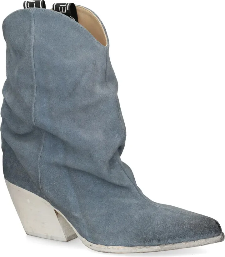 Distressed Suede Boots - Image 2