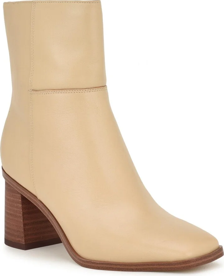 Dither Womens Zipper Square Toe Ankle Boots