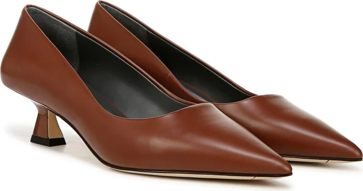 Diva Pointed Toe Kitten Heel Pump - Image 9