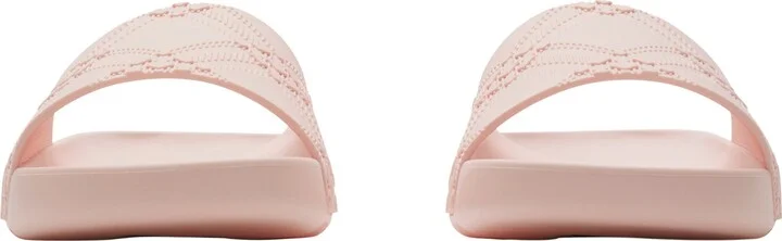 Dive Embossed Check Pool Slide Sandal - Image 3