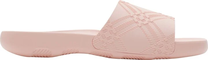 Dive Embossed Check Pool Slide Sandal