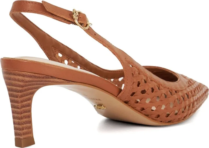 Divided Pointed Toe Slingback Pump - Image 2