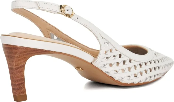 Divided Pointed Toe Slingback Pump - Image 3