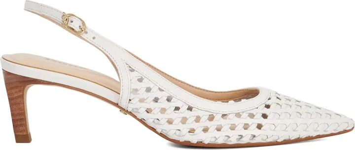 Divided Pointed Toe Slingback Pump - Image 4