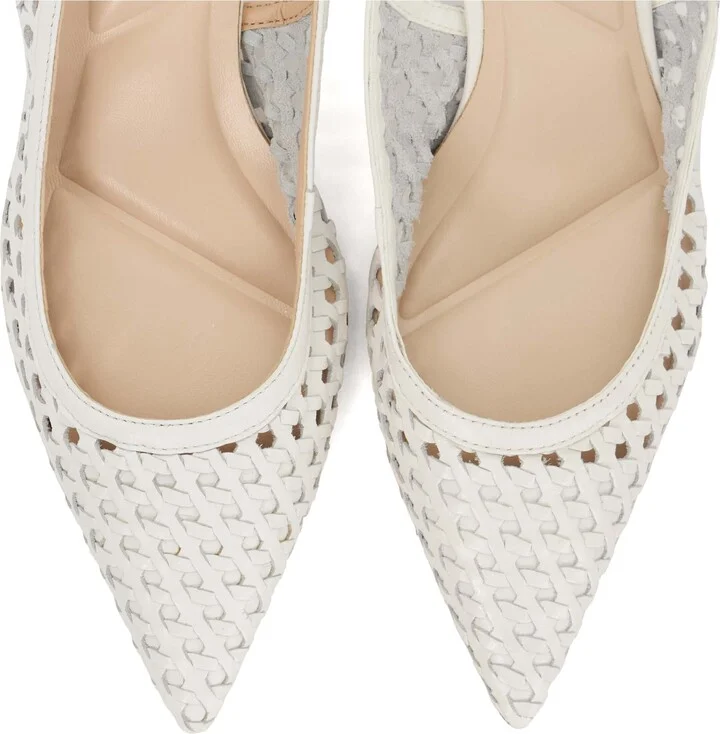 Divided Pointed Toe Slingback Pump - Image 6